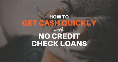 Borrow Cash No Credit Check